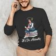 Its Dr Actually Doctorate PhD EdD Graduation Graduate Unisex Long Sleeve T-Shirt