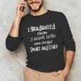 Junior High Graduate Shirt-Middle School Graduation Unisex Long Sleeve T-Shirt