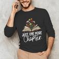 Just One More Chapter Floral Book Reading Girl Bookworm Unisex Long Sleeve T-Shirt Just One More Chapter Floral Book Reading Girl Bookworm Unisex Long Sleeve T-Shirt