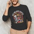 Just One More Chapter Skeleton Reading Cozy Books Unisex Long Sleeve T-Shirt