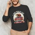 I Just Really Like Turtles And Books OK Turtle Reading Unisex Long Sleeve T-Shirt