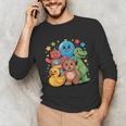Kidcore Aesthetic Retro Vibes Colorful Cartoon Nostalgia Unisex Long Sleeve T-Shirt Kidcore Aesthetic Retro Vibes Colorful Cartoon Nostalgia Unisex Long Sleeve T-Shirt