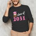 Kids Class Of 2031 Back To School Graduation T-Shirt Unisex Long Sleeve T-Shirt