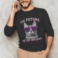 Kids Cool Future Is Bright Kids Graduation Or Birthday Unisex Long Sleeve T-Shirt