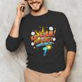 Kids Ka-Blam 7 Year Old Boys 7th Birthday Comic Book Super Hero Unisex Long Sleeve T-Shirt Kids Ka-Blam 7 Year Old Boys 7th Birthday Comic Book Super Hero Unisex Long Sleeve T-Shirt