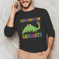 Kids Kindergarten Graduate Dinosaur Kindergarten Graduation Unisex Long Sleeve T-Shirt