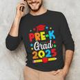 Kids Pre-K Grad 2025 Preschool Graduation 2025 Unisex Long Sleeve T-Shirt