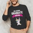 Kids Preschool Graduate 2018 Unicorn Dab Graduation Pre-K TShirt Unisex Long Sleeve T-Shirt