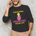 Kids Princess Graduate Prek Preschool Graduation Tshirt For Girls Unisex Long Sleeve T-Shirt