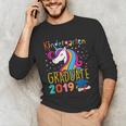 Kids Unicorn Kindergarten Graduation Graduate Shirt Unisex Long Sleeve T-Shirt