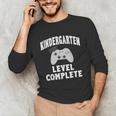 Kindergarten Gamer Graduate Graduation Unisex Long Sleeve T-Shirt