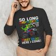 Kindergarten Graduate 2025 Kindergarten Graduation Dino Trex Unisex Long Sleeve T-Shirt