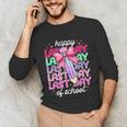 Last Day Of School Shirt Coquette Bow School Graduation Unisex Long Sleeve T-Shirt