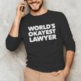 Lawyer Attorney For Law School Graduation Unisex Long Sleeve T-Shirt