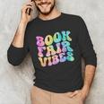 Library Book Fair Vibe Tie Dye School Reading Nostalgic Unisex Long Sleeve T-Shirt Library Book Fair Vibe Tie Dye School Reading Nostalgic Unisex Long Sleeve T-Shirt