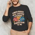 Lunch Boxes With Stickers Lunch Box Nostalgia Retro Unisex Long Sleeve T-Shirt