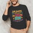 Made In 1990 Limited Edition 90s Nostalgia 34th Birthday Unisex Long Sleeve T-Shirt