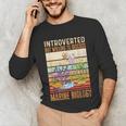 Marine Biology Ocean Introvert Marine Biologist Unisex Long Sleeve T-Shirt Marine Biology Ocean Introvert Marine Biologist Unisex Long Sleeve T-Shirt