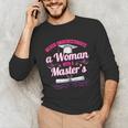 Master University Degree Master Graduation Party Girl Unisex Long Sleeve T-Shirt