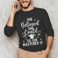 Masters Degree Graduation Art For Women Girl Masters Degree Unisex Long Sleeve T-Shirt