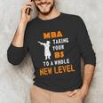 Masters Degree Graduation Shirt For MBA Grad Student Unisex Long Sleeve T-Shirt