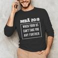 MBA 2018 Graduation Unisex Long Sleeve T-Shirt