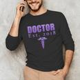 Medical Student Shirt Doctor Graduation Tshirt MD DO Degree Unisex Long Sleeve T-Shirt