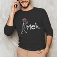 Meh Christmas Introvert Unisex Long Sleeve T-Shirt Meh Christmas Introvert Unisex Long Sleeve T-Shirt