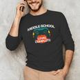 Middle School Graduation Gaming Vintage Level Complete Unisex Long Sleeve T-Shirt