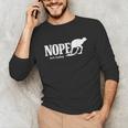 Nope Not Today Ostrich Sarcastic Introvert Humor Unisex Long Sleeve T-Shirt Nope Not Today Ostrich Sarcastic Introvert Humor Unisex Long Sleeve T-Shirt