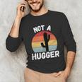 Not A Hugger Cactus Introvert Antisocial Unisex Long Sleeve T-Shirt