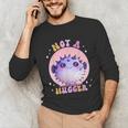 Not a Hugger Cute Pufferfish Autism Awareness Introverts Unisex Long Sleeve T-Shirt