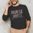Nursing Student Nurse Appreciation Modern Classic Lace Embellished Nurse Graduation Female -Adults Small Unisex Long Sleeve T-Shirt