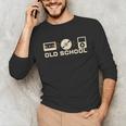 Old School Music Evolution Tape CD Retro Nostalgia Unisex Long Sleeve T-Shirt Old School Music Evolution Tape CD Retro Nostalgia Unisex Long Sleeve T-Shirt