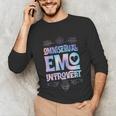 Omnisexual Emo Introvert Pride Trendy Mystic Teen Goth Style Unisex Long Sleeve T-Shirt Omnisexual Emo Introvert Pride Trendy Mystic Teen Goth Style Unisex Long Sleeve T-Shirt