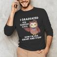 Owl Elementary Graduation Shirt-6th Grade Graduation Unisex Long Sleeve T-Shirt