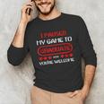 I Paused My Game To Graduate Graduation Unisex Long Sleeve T-Shirt