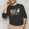 Peace Out PreschoolShirt Graduation Last Day Unisex Long Sleeve T-Shirt
