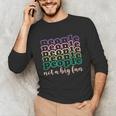 People Not a Big Fan Sarcastic Introvert Humor Unisex Long Sleeve T-Shirt People Not a Big Fan Sarcastic Introvert Humor Unisex Long Sleeve T-Shirt