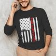 PhD Survivor Graduation American Flag Shirt Degree Tee Women Kids Men Unisex Long Sleeve T-Shirt