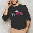 PhDiva PHD Student Graduation Degree Med Law School Unisex Long Sleeve T-Shirt