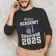 Police Academy Survivor 2025 Graduation Police School Unisex Long Sleeve T-Shirt