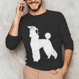 Poodle Graduation Dog Graduate Unisex Long Sleeve T-Shirt