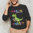 Pre k Graduation We Are Done Class 2023 Pre-k Dinosaur Boys Unisex Long Sleeve T-Shirt