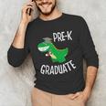 Preschool Graduation Preschooler Dinosaur Pre-K Dino Kids Unisex Long Sleeve T-Shirt