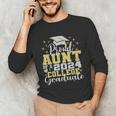 Proud Aunt Of 2024 College Graduate Family 24 Graduation Unisex Long Sleeve T-Shirt