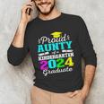 Proud Aunty Of Kindergarten Graduate 2024 Graduation Aunty Unisex Long Sleeve T-Shirt