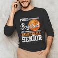 Proud Boyfriend Of A 2025 Senior Graduation Basketball Unisex Long Sleeve T-Shirt