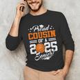 Proud Cousin Of A 2025 Senior Basketball Graduation Unisex Long Sleeve T-Shirt