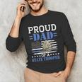 Proud Dad Of A State Trooper Police Officer Graduation Unisex Long Sleeve T-Shirt